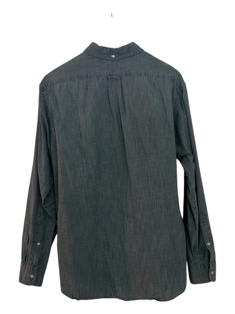 Original J. Crew - Men’s Chambray Long-Sleeve Button-Down Shirt - Washed Blue